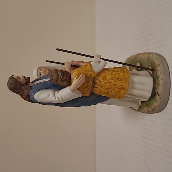 NWOT Vintage Home Interior The Shepherds Voice Figurine In Original Box - Picture 6 of 17